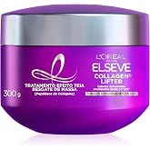 Máscara de Tratamento Elseve L'Oréal Paris Colágeno Encorpador 300g | Fórmula reconstrutora, efeito teia, reposição de massa,