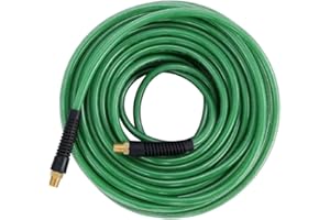 Metabo HPT Air Hose | 1/4-Inch x 100 Ft | Professional Grade Polyurethane | 300 PSI | 19413QPM, Green