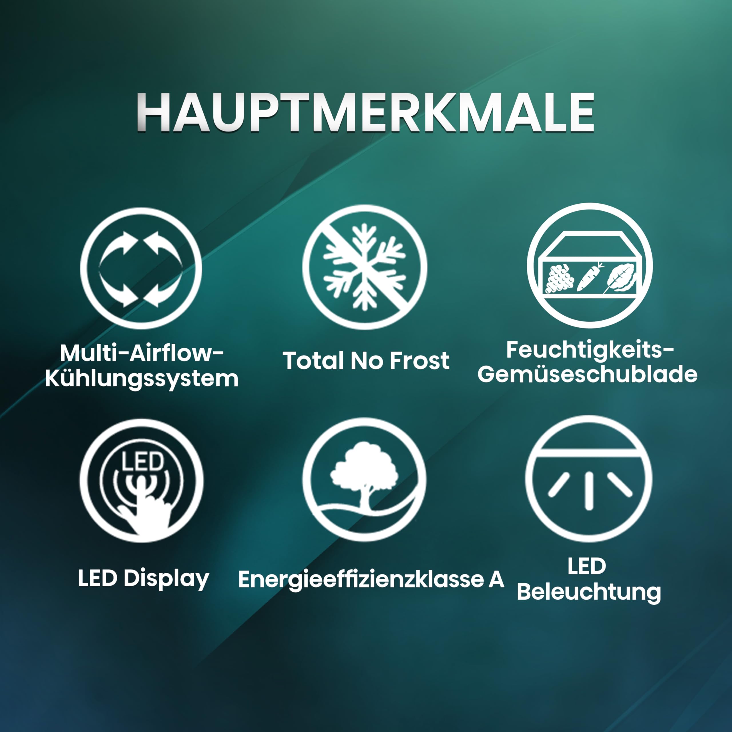 Hisense RB440N4ACA Kühl-Gefrier-Kombination/Höhe 201 cm/Kühlen 178 L/Gefrieren 98 L/LED Beleuchtung, Edelstahl 3