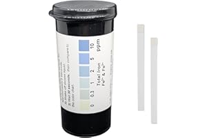Total Iron Test Strips for Measuring Water, 0-10 ppm [25 Strip Vial]