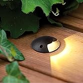 Tootok LED Well Lights Outdoor In Ground Lighting Low Voltage Landscape Lighting,2W AC/DC 12V 24V Driveway Lights Warm White 