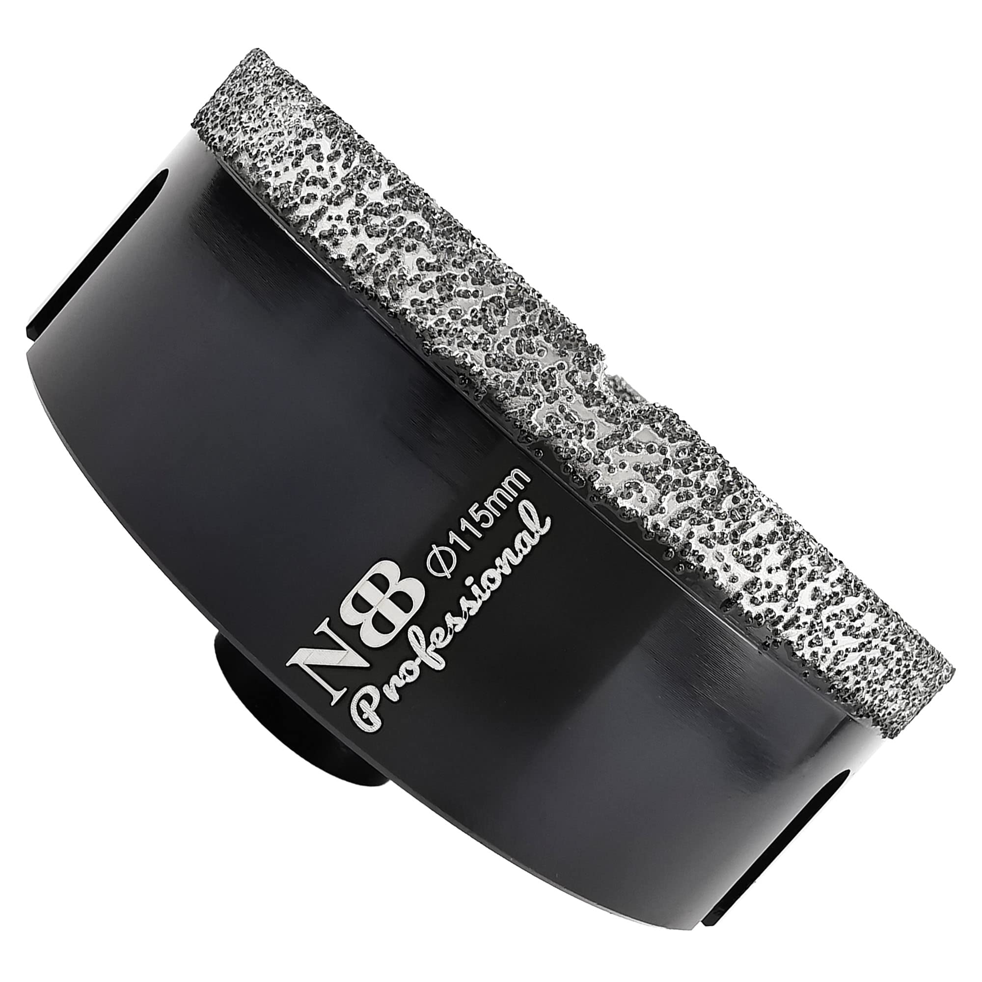 NBB Vacuum brazed Diamond Hole Saw with M14, for Dry or Wet Drilling Professionally on Hard Porcelain, Ceramic, Tile, Granite, Marble, Fast, Durable, for Angle Grinder (115mm) — image 1