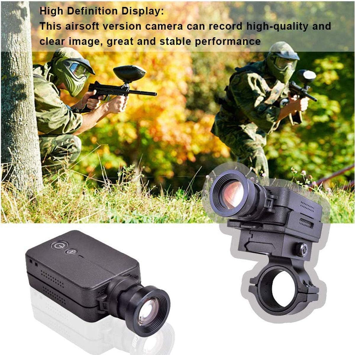 RunCam Camera Airsoft Version Gun Camera Scope Cam 35mm Lens 1080P