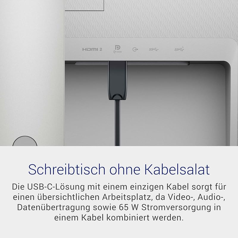 S3423DWC USB-C 34 Zoll WQHD (3440x1440) 21:9 1800R Curved Monitor, 100Hz, VA, 4ms, AMD FreeSync, 99% sRGB, Eingebaute Lautsprecher, USB-C, 2x HDMI, 3x USB, 3 Jahre Garantie