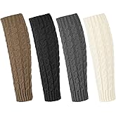 peony man Leg Warmers Women's Fashion Knitted Crochet Long Boot Socks