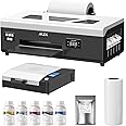 MZK A4 L805 DTF Printer T-Shirt Transfer Printer Direct to Film,Built-in White Stirring, Ink Circulatory,and Automatic Cleaning,for DIY Direct Print T-Shirts, Hoodie, Fabrics,Upgrade Software