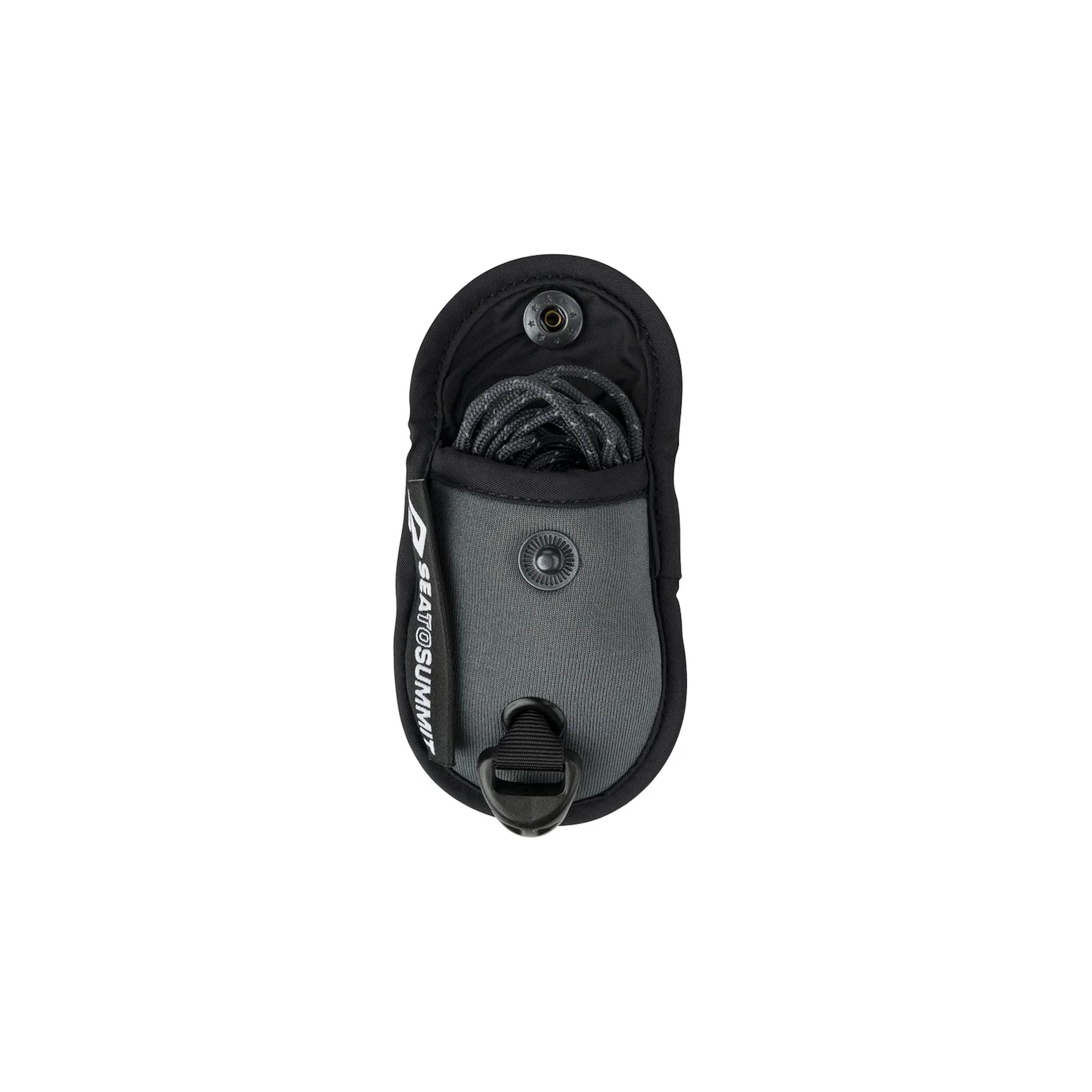 Sea to Summit - Lite Line Clothesline 3.5m - No Pegs Needed - Tiny & Compact - Dual Reflective Cord With Beads - For Backpacking & Camping - Black - 25g