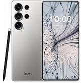 luckeu 25 Ultra Unlocked Phone,8GB+256GB Android 14.0 Cell Phone,Equipped with 7000mAh Battery,Dual SIM Dual Standby 5G Smartphone.(Grey)
