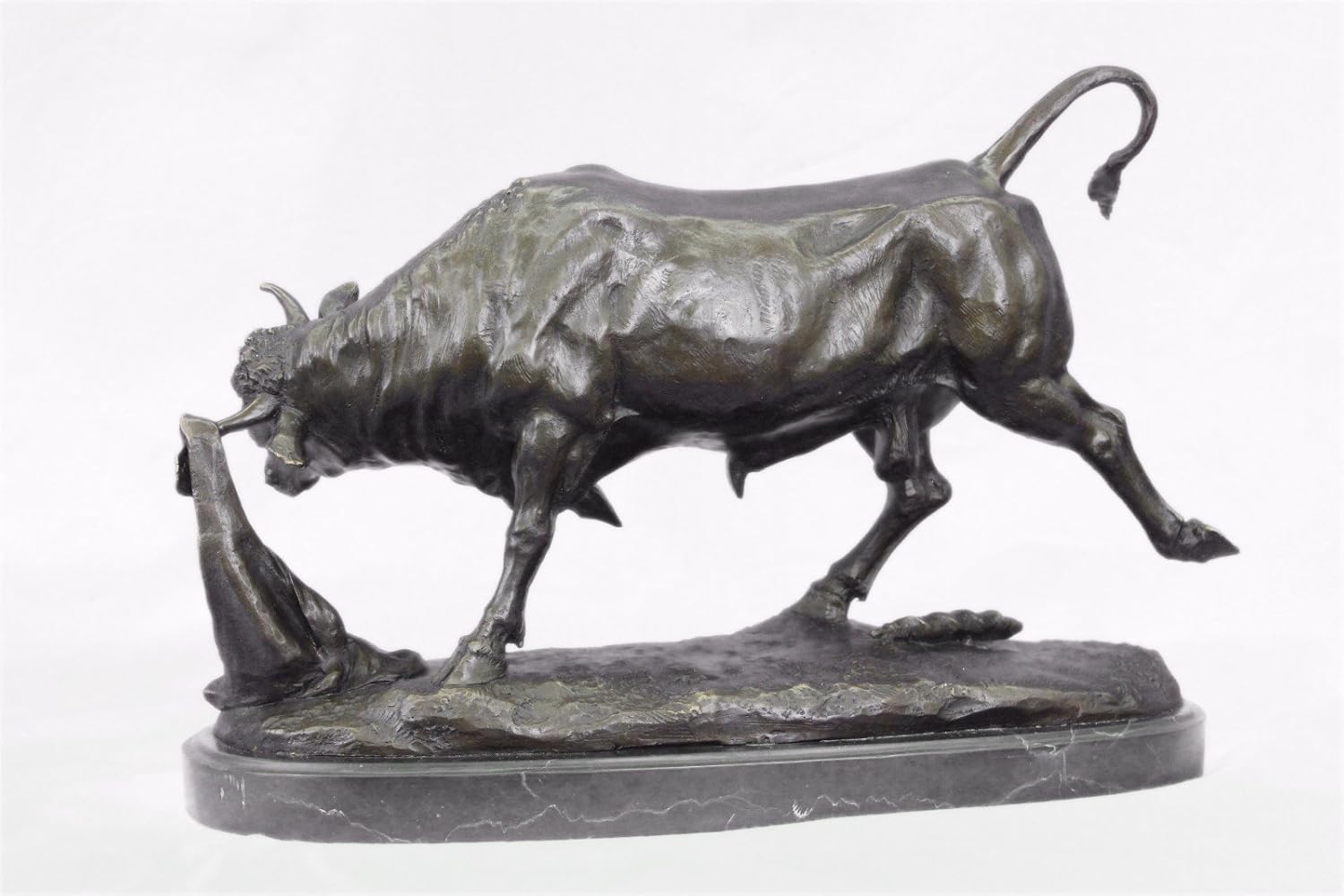 Amazon Comolera手作りの置物図 Eual 113 インテリアグッズギフトた後 チャージング ブル像が大手作りブロンズ彫刻 置物 オブジェ オンライン通販