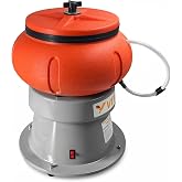 VIYUKI Electric 18LBS Vibratory Tumbler Bowl Tumbling Polishing Machine | Polishing Metal Parts (18LBS)