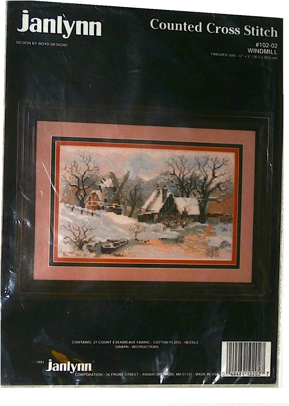 Janlynn"Windmill" Counted Cross-Stitch Kit