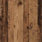 vidaXL CD Cabinet Old Wood 21x20x88 cm Engineered Wood Storage Shelf view 8