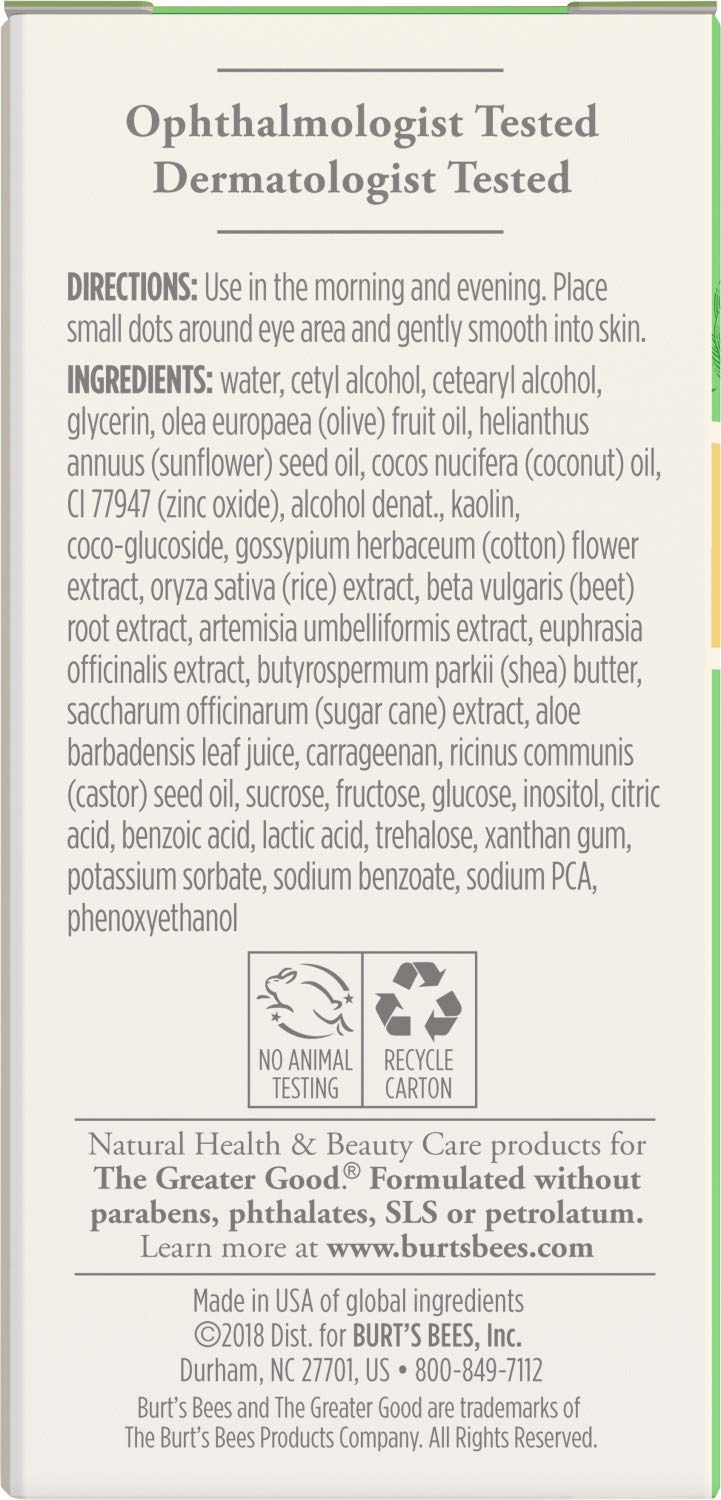 Burt's Bees Burt's Bees Eye Cream for Sensitive Skin, 0.5 Ounce: Beauty