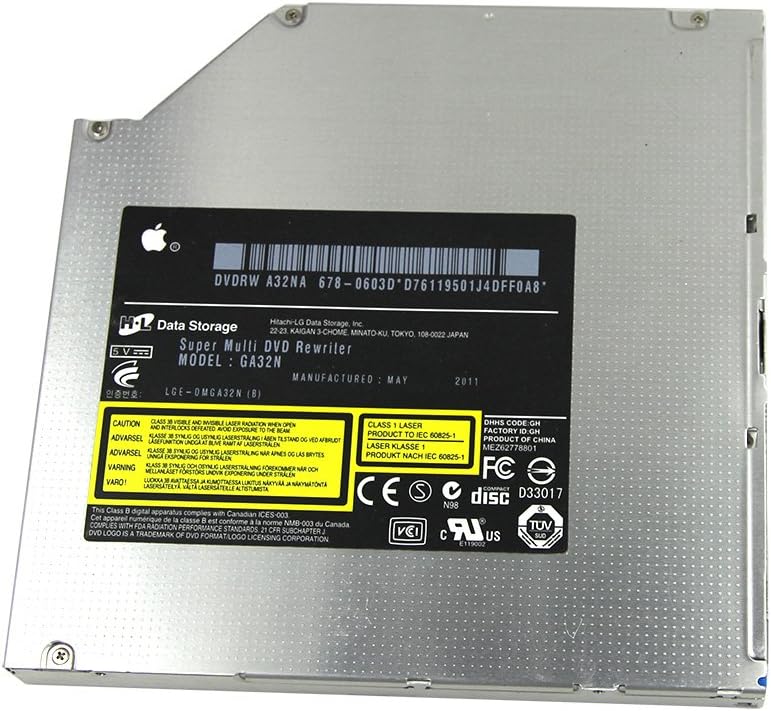Genuine New 8x Dvd Rw Dl Writer Superdrive For Apple Imac 27 Inch Mid 2010 Mc784ll A A1312 Computer Desktop Pc Internal Super Multi Dvd Ram 24x Cd R Burner Optical Drive Replacement