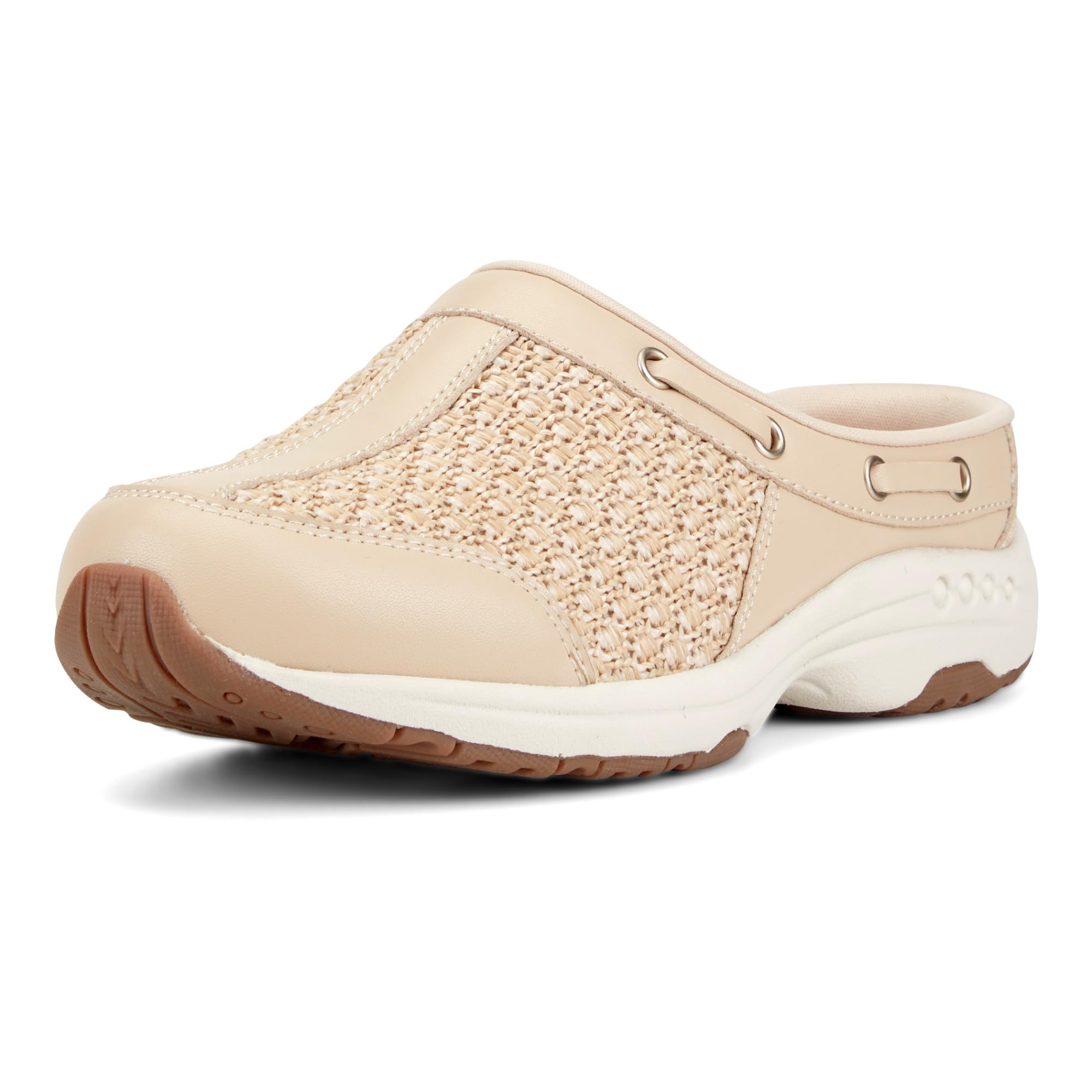 Easy Spirit Travelport Women's Slip On, 8.5 C/D US, Cream-Natural-Raffia Image