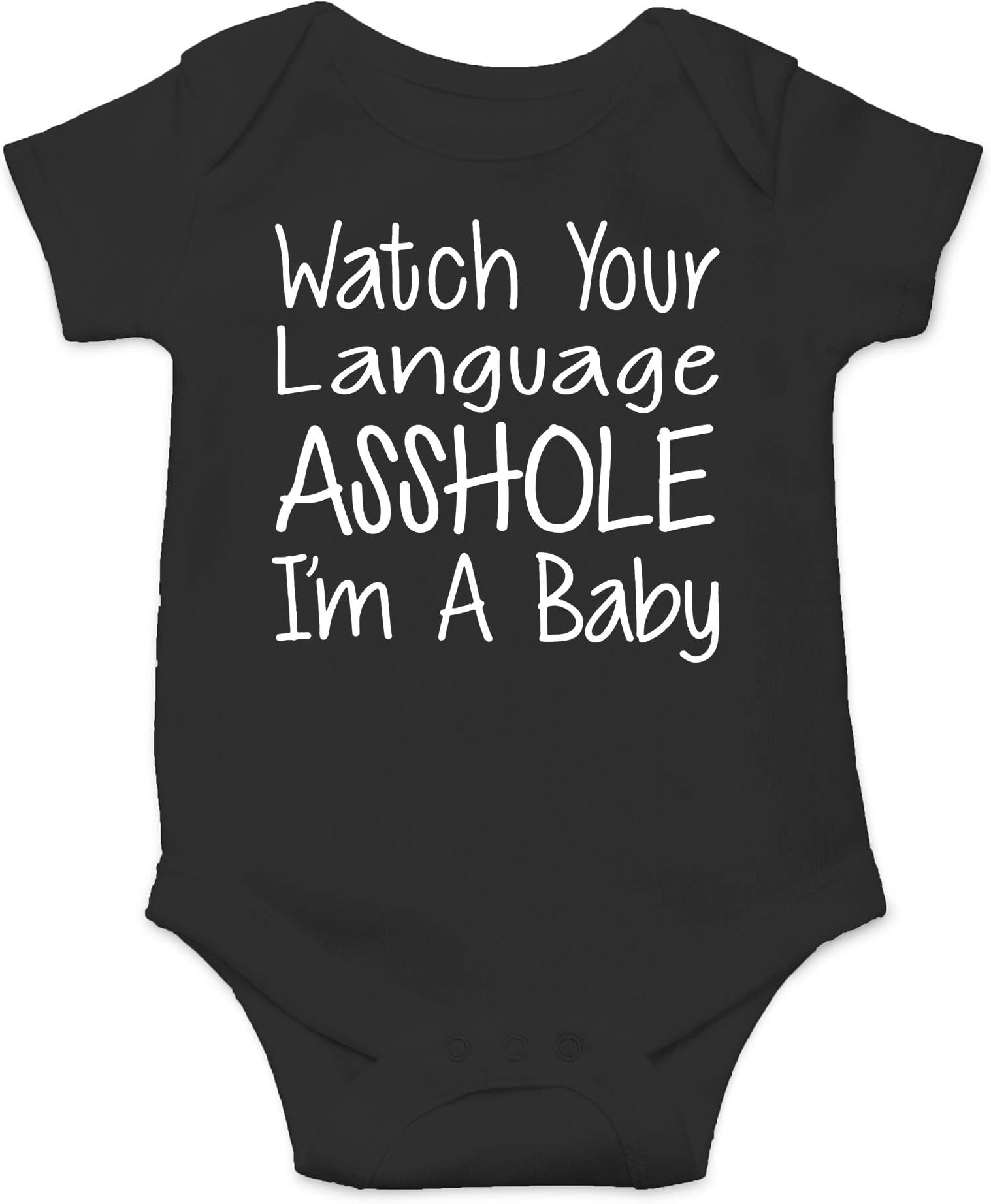 CBTwearWatch Your Language I'm A Baby Funny Romper Cute Novelty Infant One-piece Baby Bodysuit