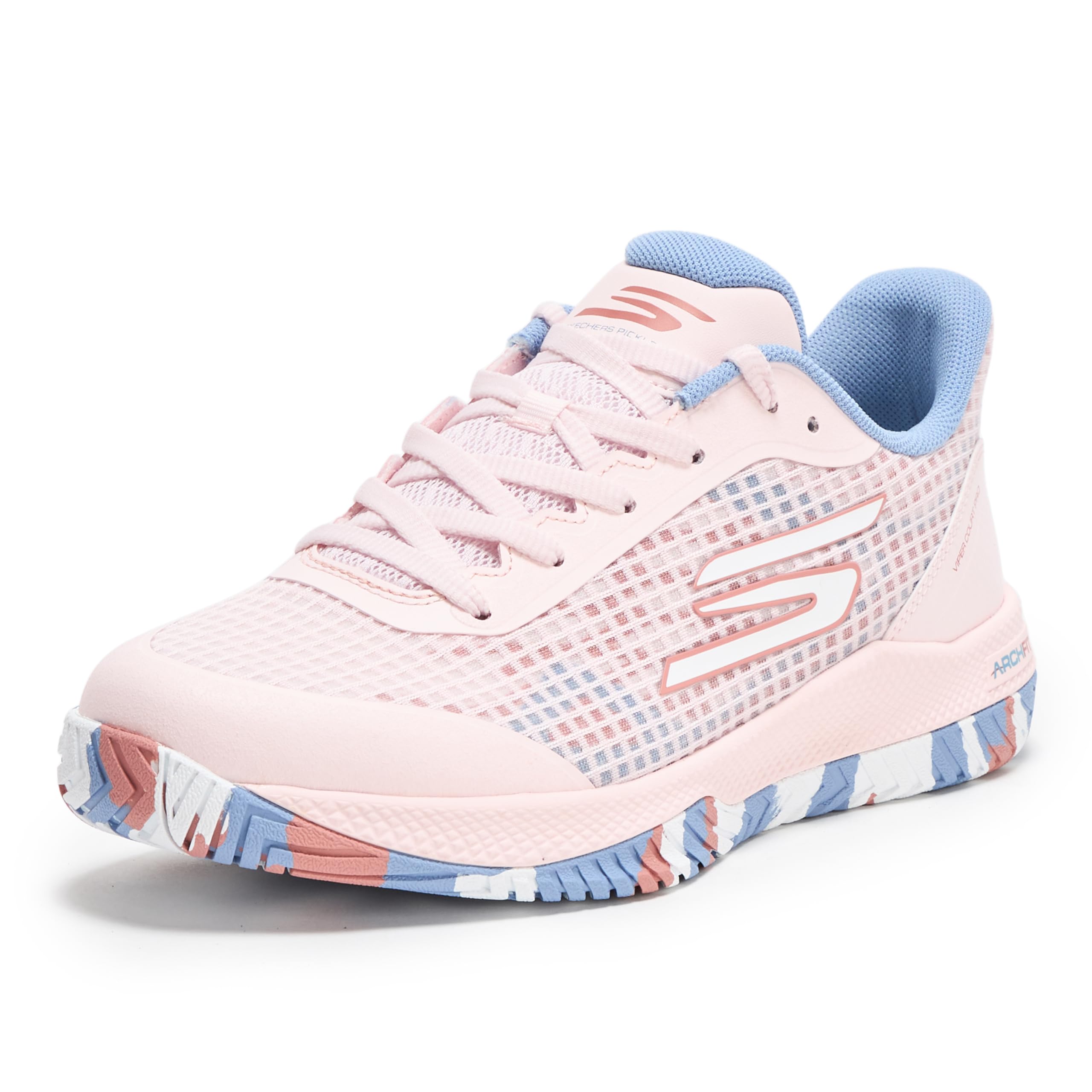Skechers Women's Viper Court Pro Pickleball Sneaker, Light Pink, 11 Image