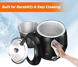 HAKKA 10L Commercial Soup Warmer Electric Kettle Stainless Steel Food view 4