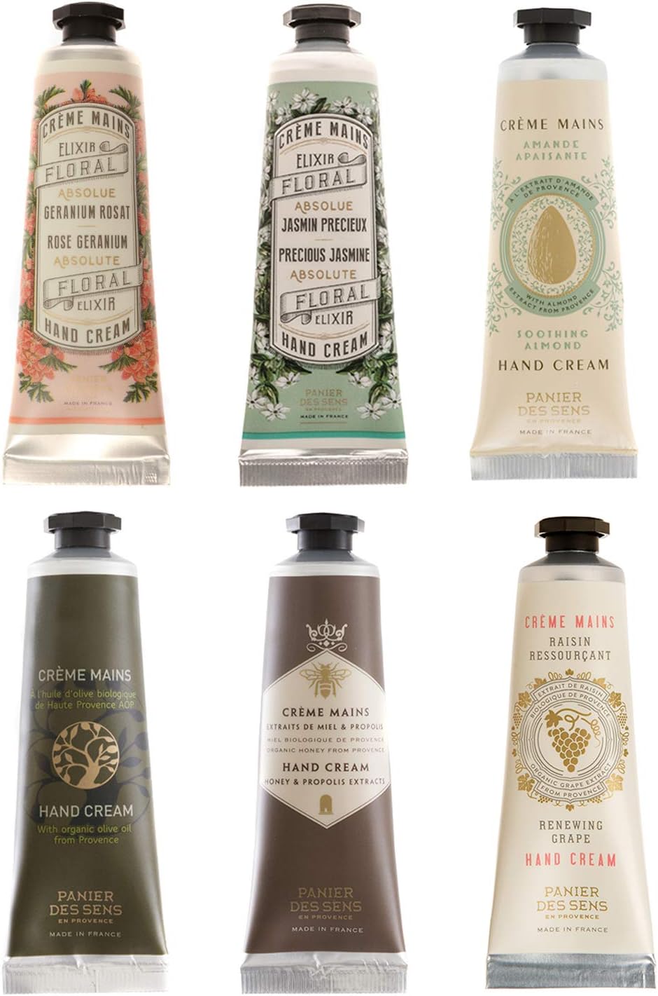Panier Des Sens Nourishing Hand Cream Set - 6 Exciting Floral Scents