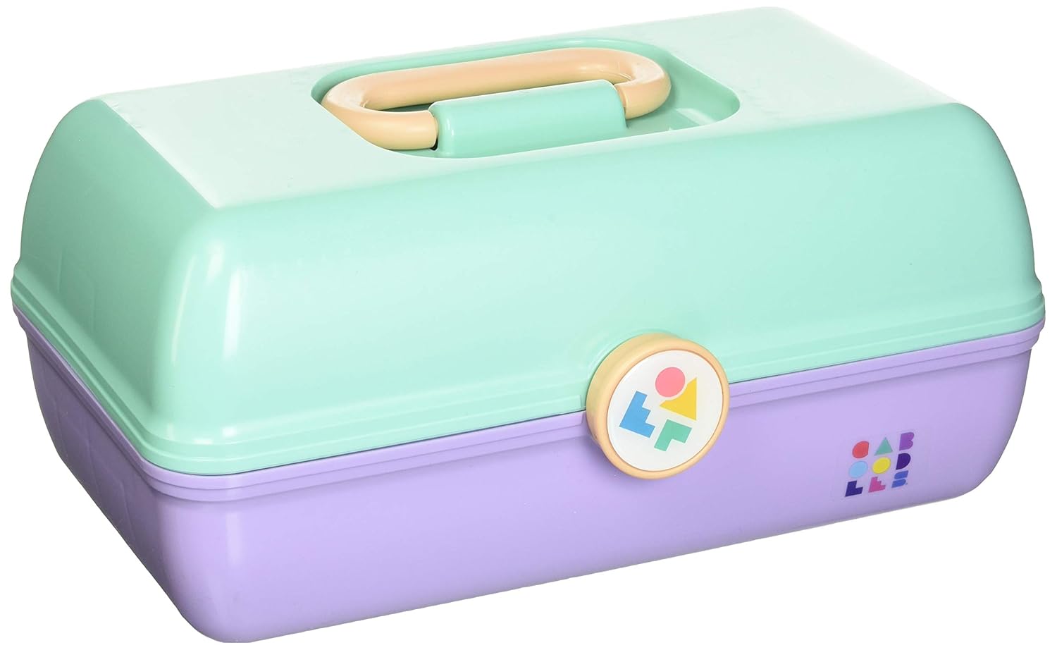 Caboodles On-The-Go Girl Sea foam Lid & Lavender Base Vintage Case, 1 Lb: Beauty