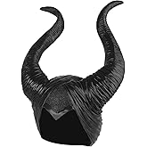 1x Maleficent Headpiece Costume Halloween Hat Maleficent Black Queen Horns