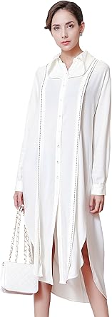 silk shirt dress plus size