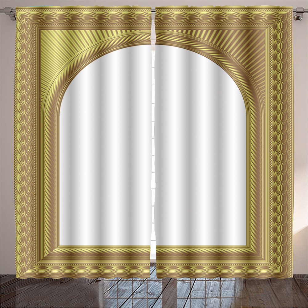 Buy Socomimi Nature Decor Curtains Arch Picture Frame Online At