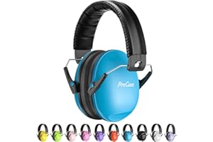 ProCase Noise Cancelling Headphones for Kids Toddler, SNR 27dB Noise Reduction Ear Muffs, Hearing Protection for Monster Jam, Concerts, Fireworks, Shooting, Air Show, Autism Sensory Needs -Blue