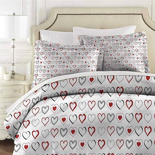 Amazon Com Love Queen Size Sheet Set 3 Piece Set Comforter Set