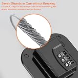 Evilsoul 2Pcs Password Fridge Lock 3M Adhesive No Key Safety Cabinet Lock Black view 3