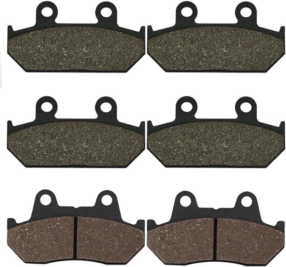 Cyleto Front and Rear Brake Pads for GL1500 GL 1500 Goldwing 1500 1988 1989 1990 1991 1992 1993 1994 1995 1996 1997 1998 1999 2000