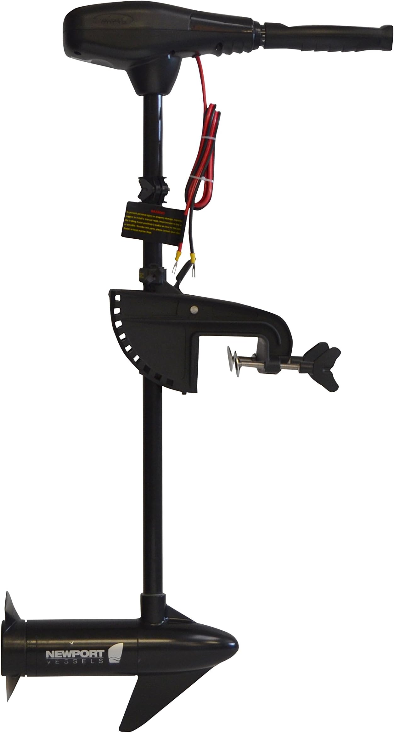 Newport Vessels NV-Series 36lb Thrust Saltwater Transom Mounted Trolling Electric Trolling Motor w/LED Battery Indicator & 30"" Shaft (23M1000205)