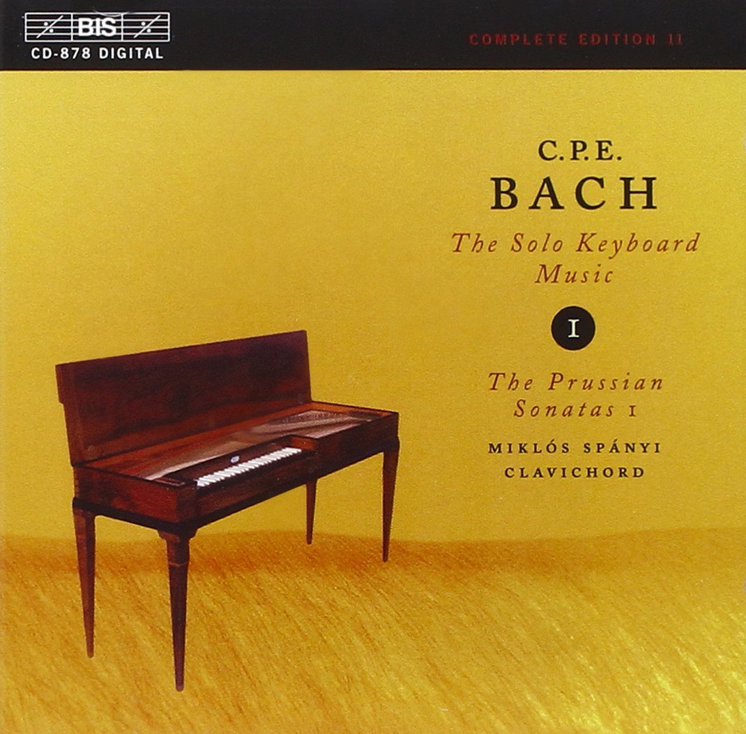 CPE Bach: The Solo Keyboard Music, Vol 1 - The Prussian Sonatas I /Spányi