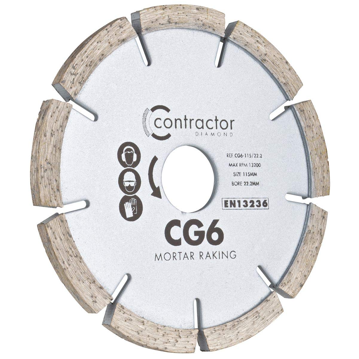Contractor Diamond Blade - Mortar Raking - 125/22.23mm