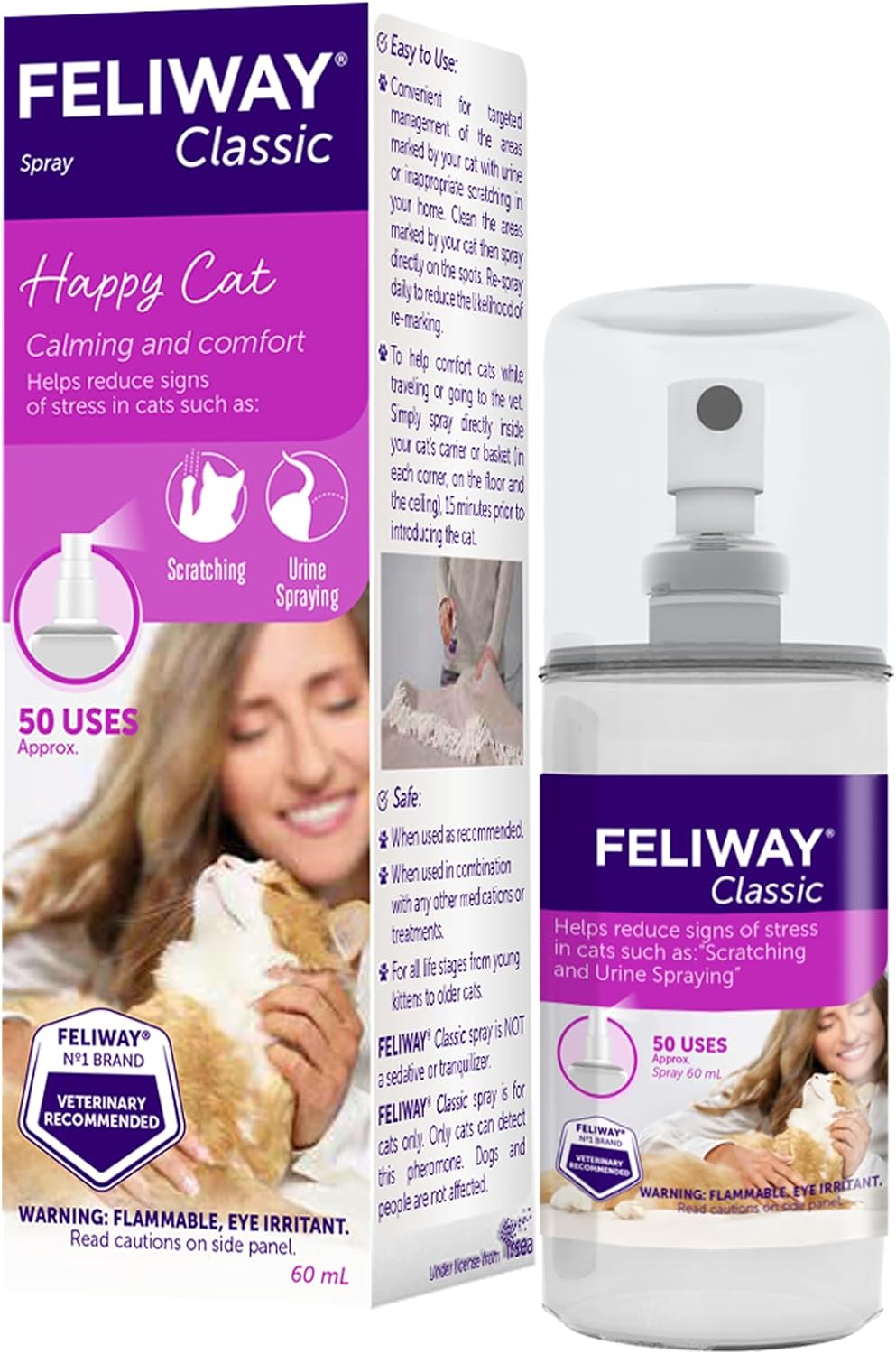 Best Cat Calming Sprays 2026 - Feliway Classic Cat Calming Spray