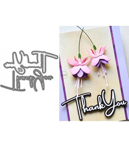 Thank You Metal Die Cuts - Scrapbooking & Card Making Dies