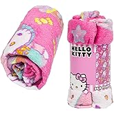 Northwest Hello Kitty Silk Throw Blanket 40"" x 50""- Ice Cream, Single, Pink, 91907
