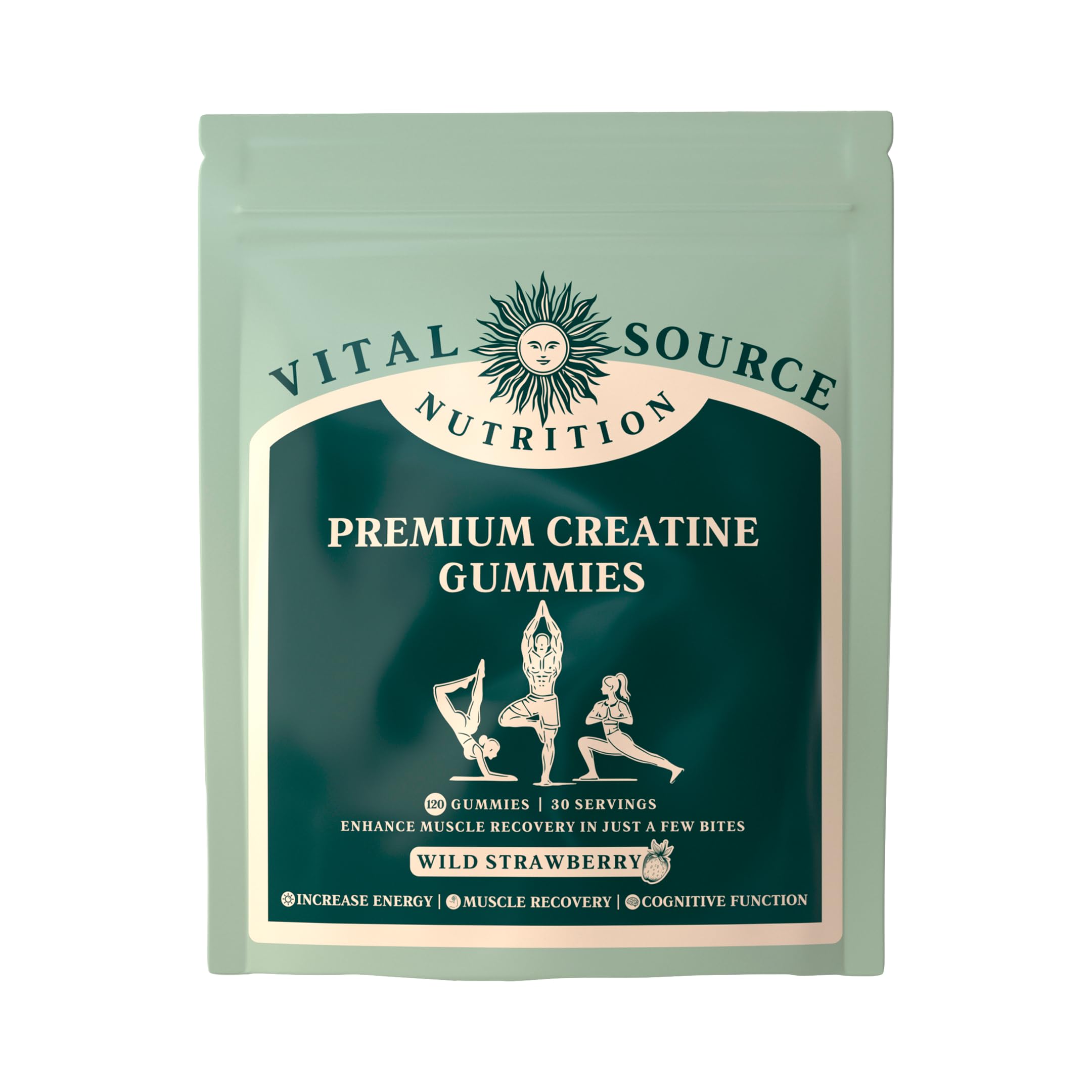 Premium Creatine Gummies (Wild Strawberry)