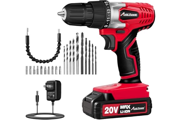 AVID POWER 20V Cordless Drill Set 1