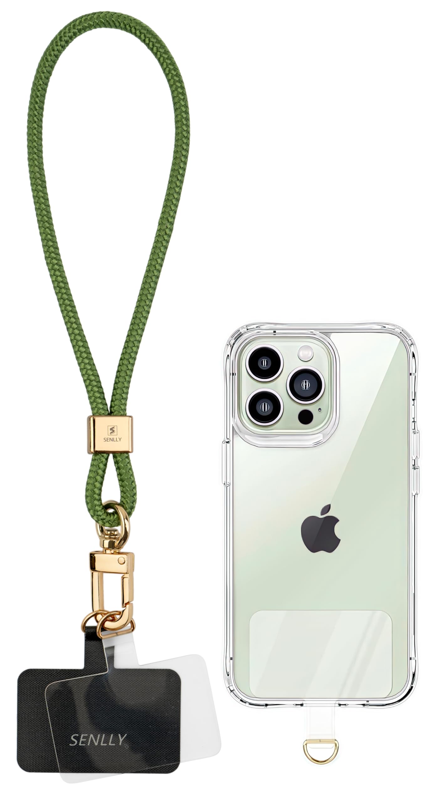SENLLY Phone Wristlet Lanyard with Ultra Thin Patch, Original Minimalist Wrist Strap Compatible All Smartphone