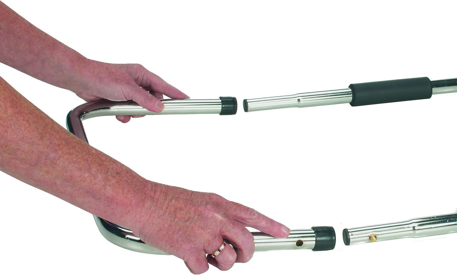 Juvo Height Adjustable Bed Safety Rail with Storage Caddy (BSR101): Health & Personal Care