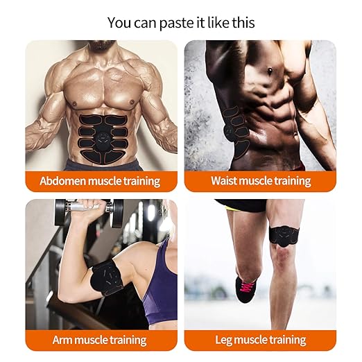 UYGHHK stymulator mięśni brzucha EMS toner fitness trener ...