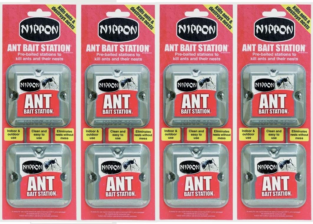 4 X Nippon Nippon Ant Bait Station Twin Pack