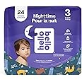 Hello Bello Premium Overnight Baby Diapers Size 3, 24 Count, Unisex, Ultra Absorbent and Soft Disposable Diapers for Babies and Toddlers