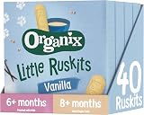 Organix Vanilla Little Ruskits Organic Baby Snack 6+ Months 10 x 6 g Box 4