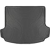 SMARTLINER All Weather Custom Fit Cargo Trunk Liner Floor Mat Behind 2nd Row for 2007-2013 Acura MDX