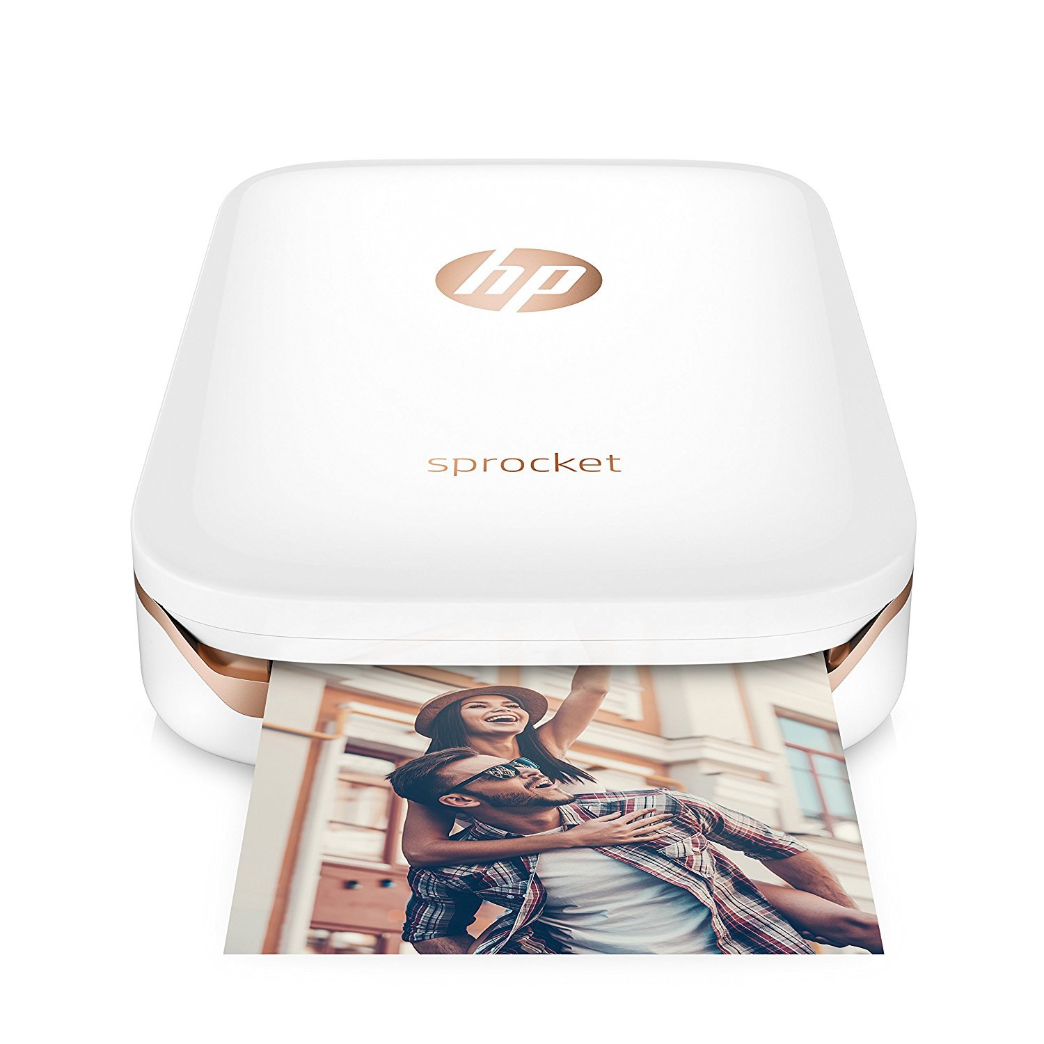 HP Sprocket   Impresora fotográfica portátil impresión sin tinta Bluetooth  x  cm impresiones