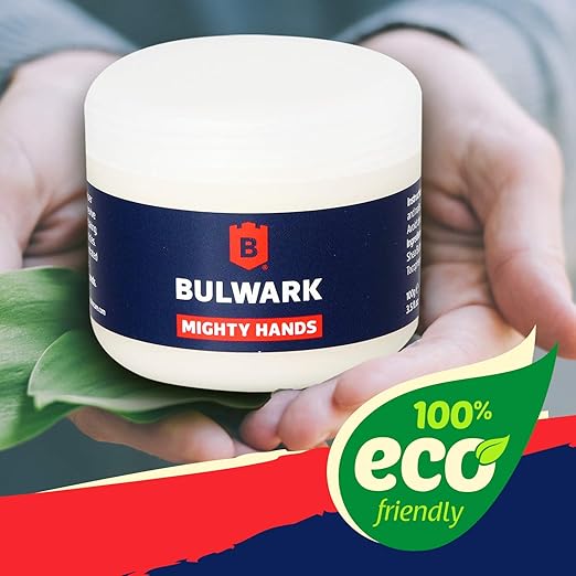 Hautpflege für hart arbeitende Hände - Mighty Hands von Bulwark 100% natürliche Handcreme für Männer mit beanspruchten Händen