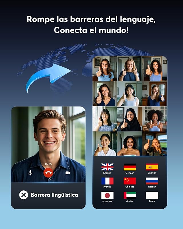 Traducción en Tiempo Real Auriculares Traductor Bluetooth 6.1 con IA — foto 4 de 8