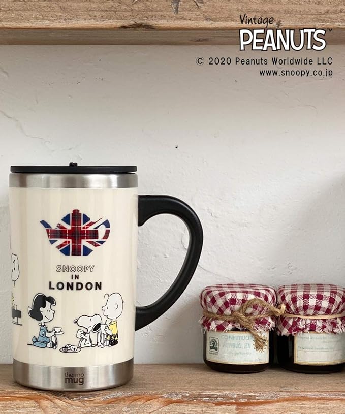 Amazon アフタヌーンティー リビング Afternoontea Living マグカップ Gq80 Peanuts ステンレスマグカップ アイボリー 水筒 マグボトル オンライン通販